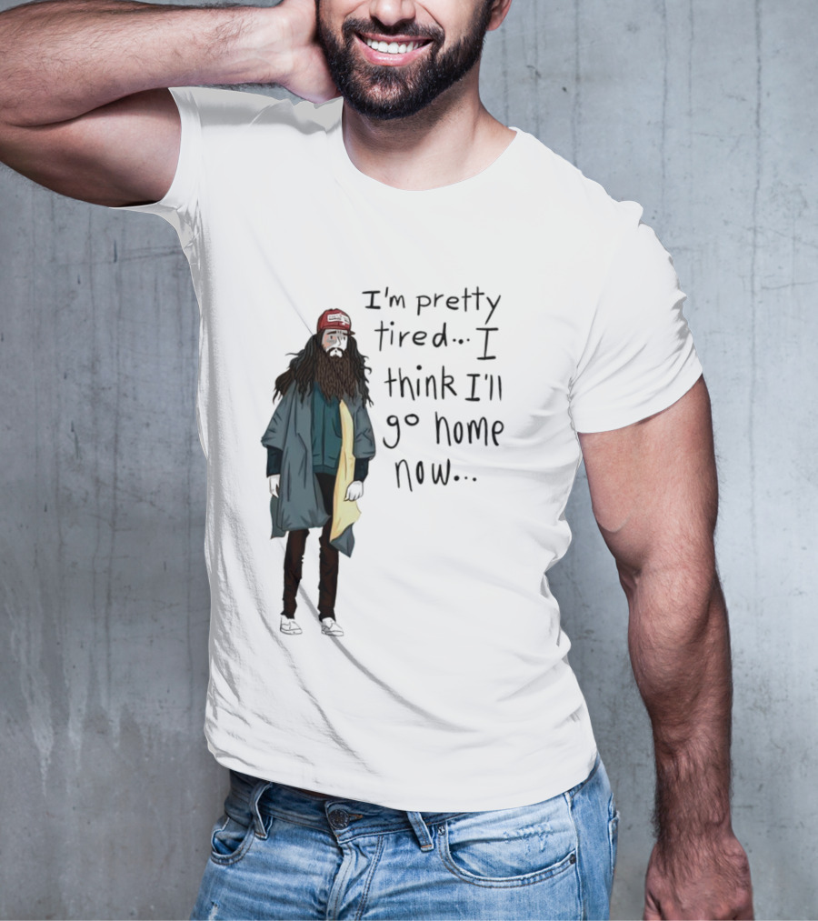 I'm Pretty Tired I Think I'll Go Home Now Vintage Movie Forest Run T-Shirt