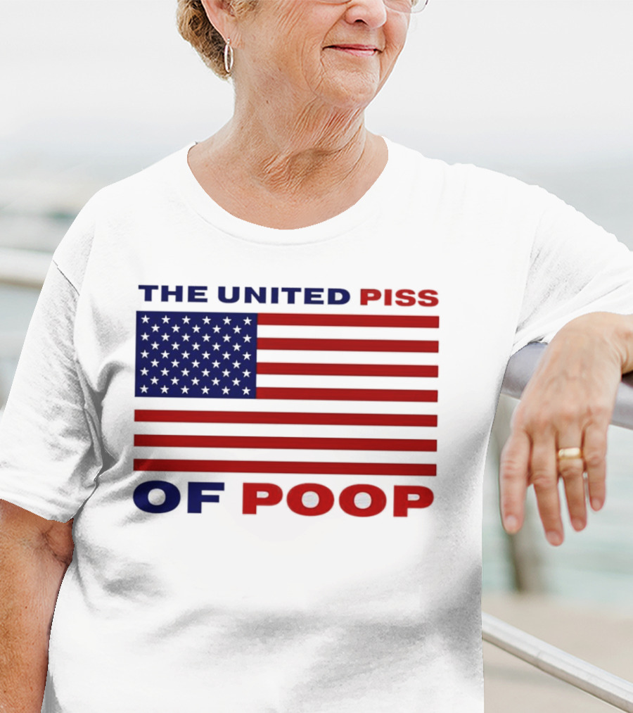 The United Piss Of Poop America Flag T-Shirt