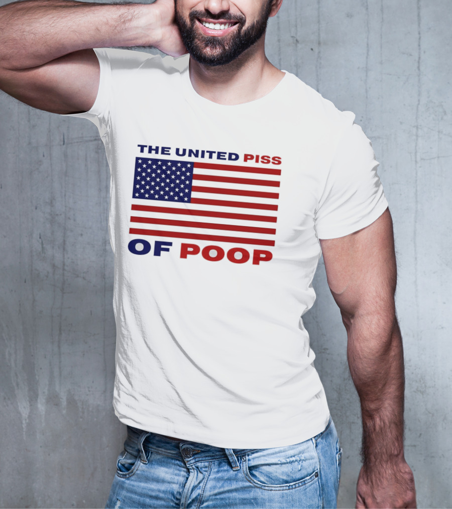 The United Piss Of Poop America Flag T-Shirt