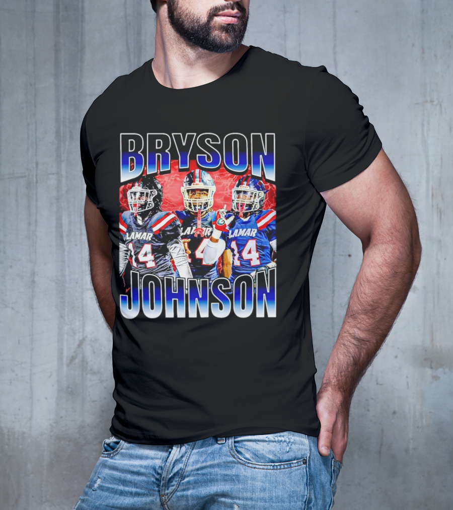 Bryson Johnson Lamar 44 Football Vintage T-Shirt