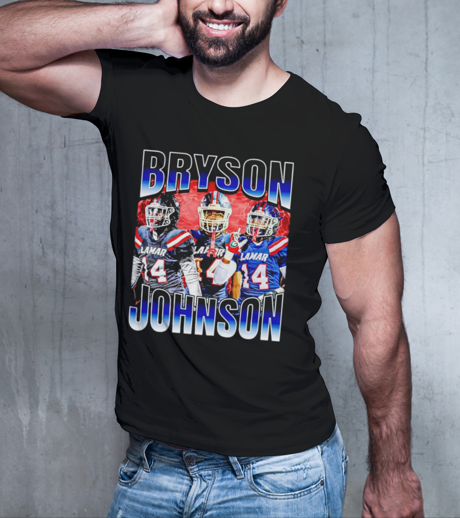 Bryson Johnson Lamar 44 Football Vintage T-Shirt