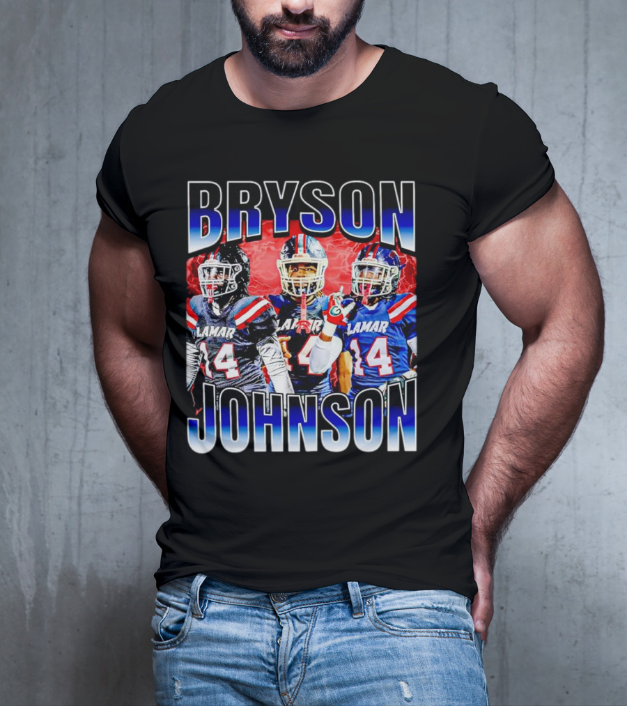 Bryson Johnson Lamar 44 Football Vintage T-Shirt