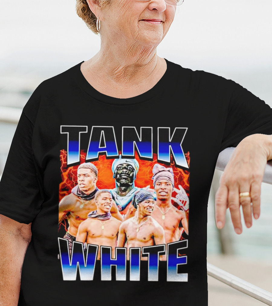 TANK WHITE Vintage Energy Group T-Shirt