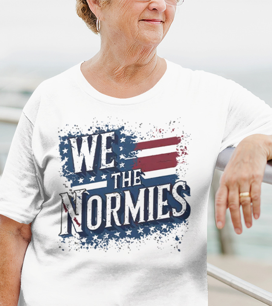 We The Normies American Flag T-Shirt