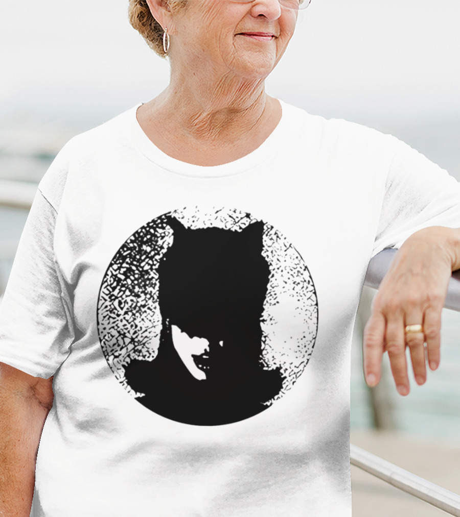 Batwoman The Boy Is Mine Dark Silhouette Circle T-Shirt