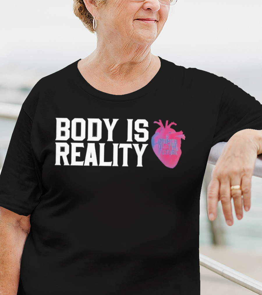 Body Is Reality Crimes Of The Future Heart T-Shirt