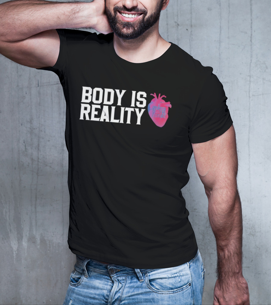 Body Is Reality Crimes Of The Future Heart T-Shirt