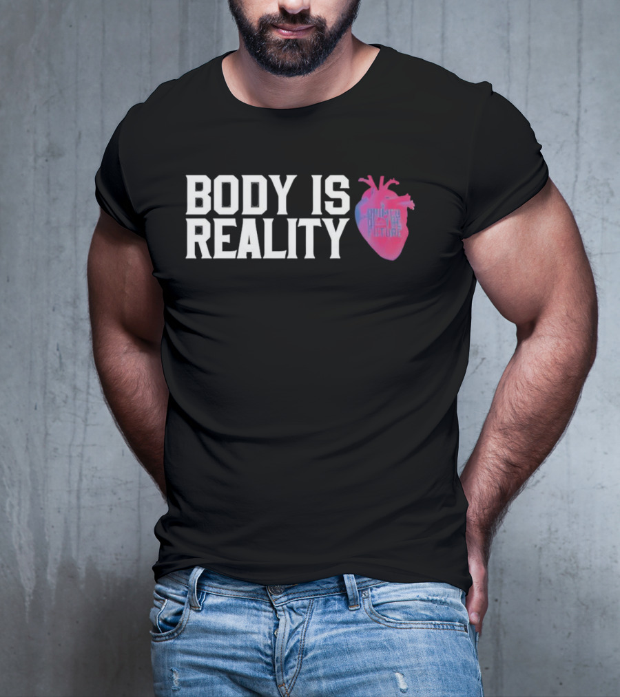 Body Is Reality Crimes Of The Future Heart T-Shirt