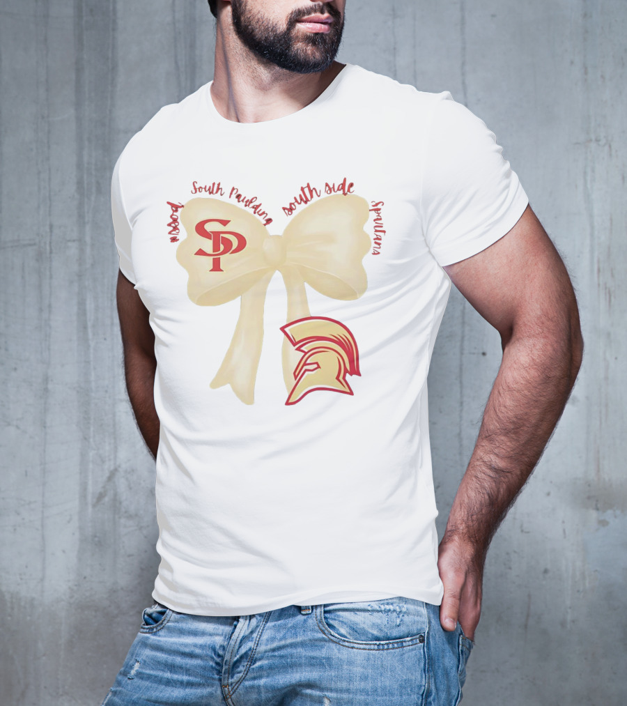 SP Bowtie South Paulding South Side Spartans T-Shirt