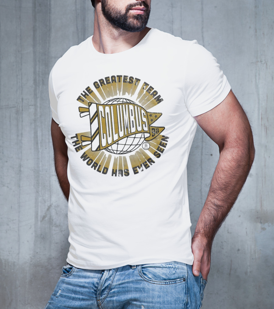 Columbus 96 The Greatest Team The World Has Ever Seen Vintage T-Shirt
