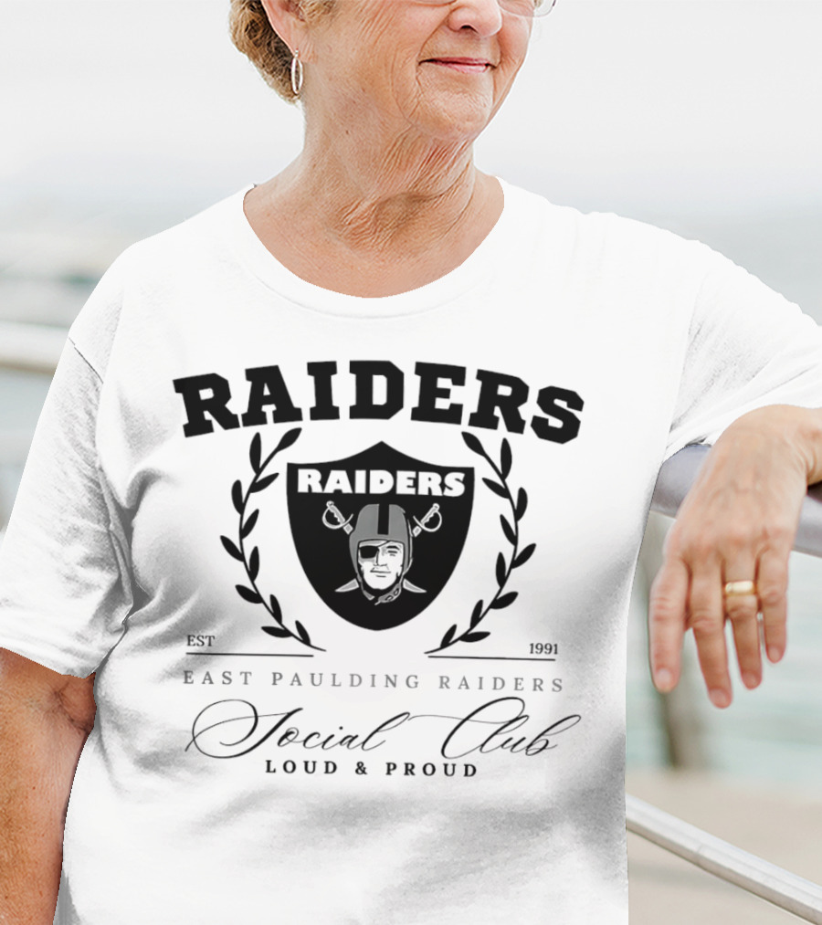 East Paulding Raiders Social Club Est 1991 Loud And Proud T-Shirt