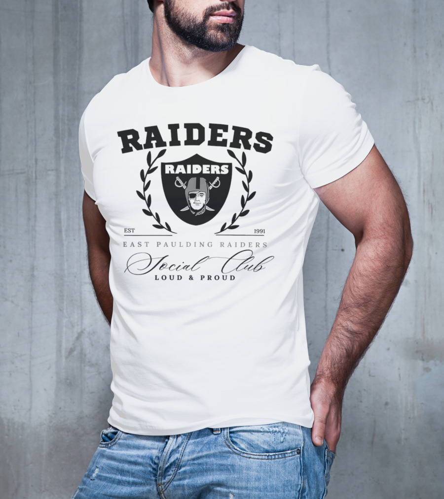 East Paulding Raiders Social Club Est 1991 Loud And Proud T-Shirt