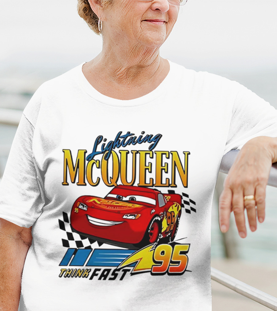 Lightning McQueen 95 Think Fast Racing Adventure T-Shirt