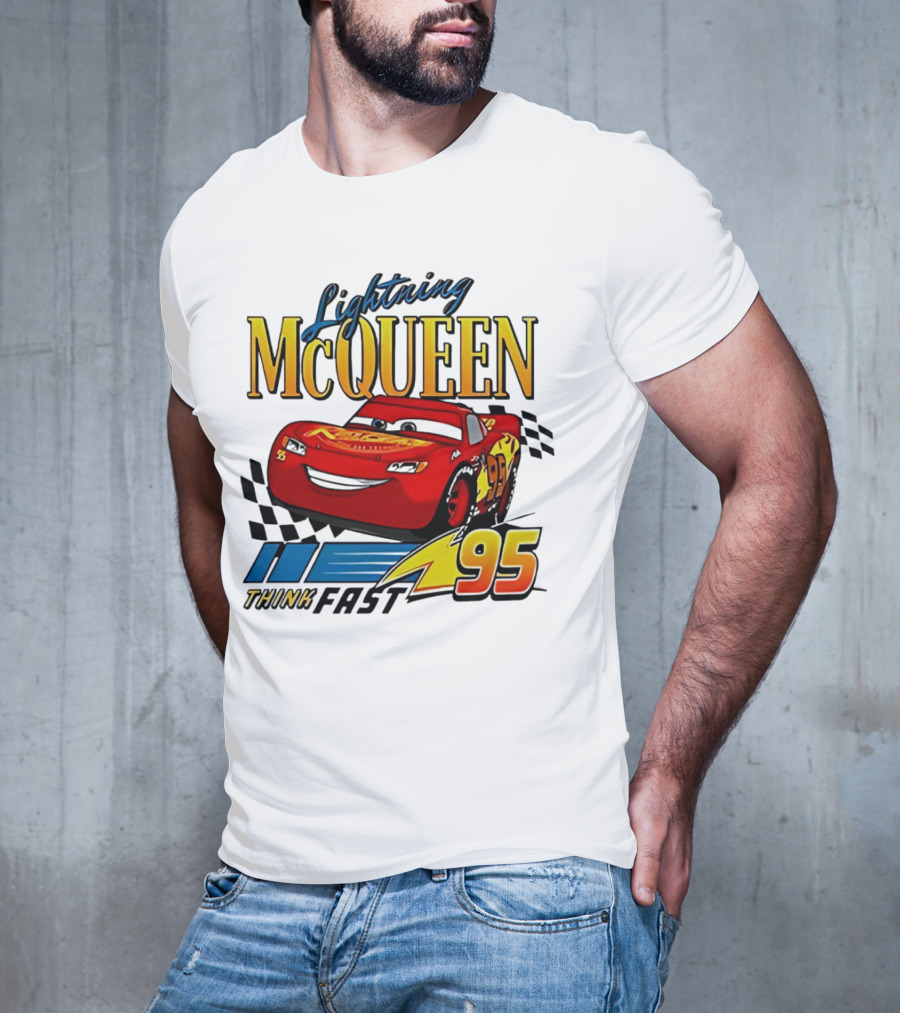Lightning McQueen 95 Think Fast Racing Adventure T-Shirt