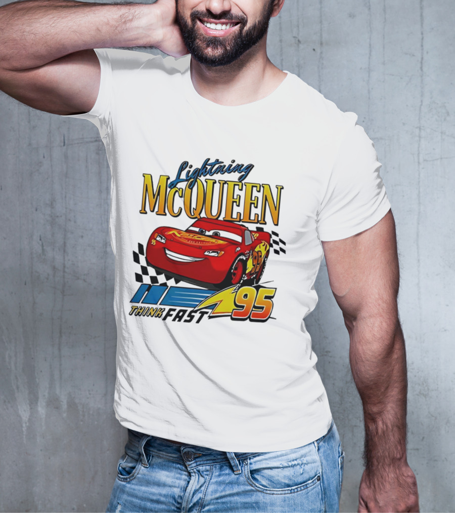 Lightning McQueen 95 Think Fast Racing Adventure T-Shirt