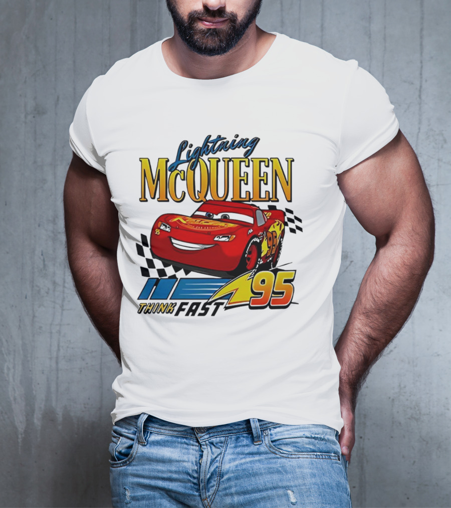 Lightning McQueen 95 Think Fast Racing Adventure T-Shirt