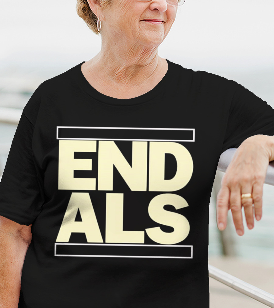 END ALS Torey Lovullo Wearing Awareness Campaign T-Shirt