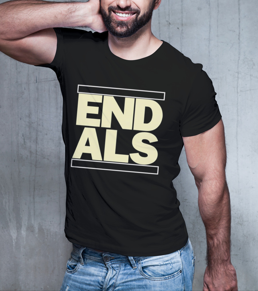 END ALS Torey Lovullo Wearing Awareness Campaign T-Shirt
