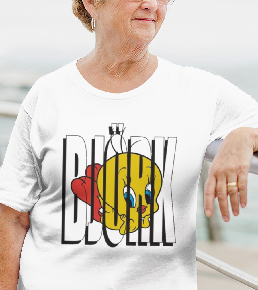 Tweety Bjork Chibi Cute Duck T-Shirt