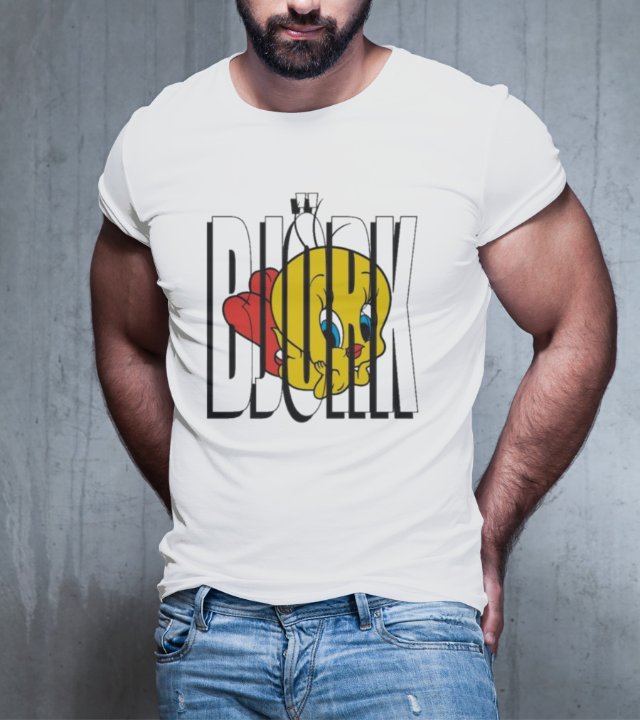 Tweety Bjork Chibi Cute Duck T-Shirt