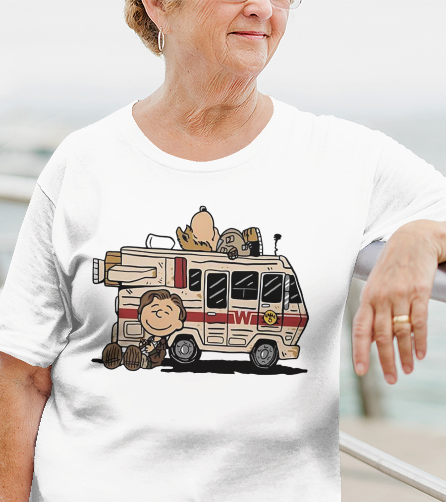 Spaceballs Lone Starr Barf And Eagle 5 In Peanuts T-Shirt