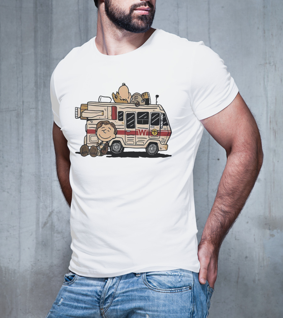 Spaceballs Lone Starr Barf And Eagle 5 In Peanuts T-Shirt