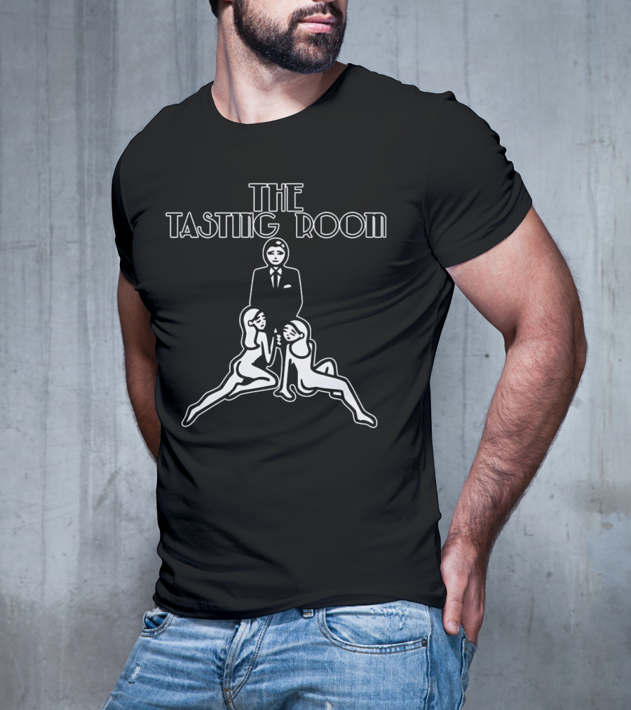 The Tasting Room Sophisticated Style With Two Figures T-Shirt