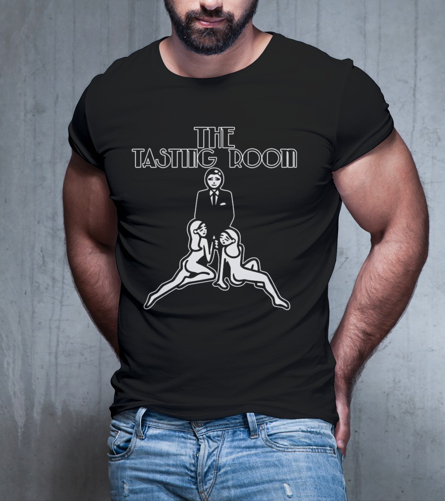 The Tasting Room Sophisticated Style With Two Figures T-Shirt