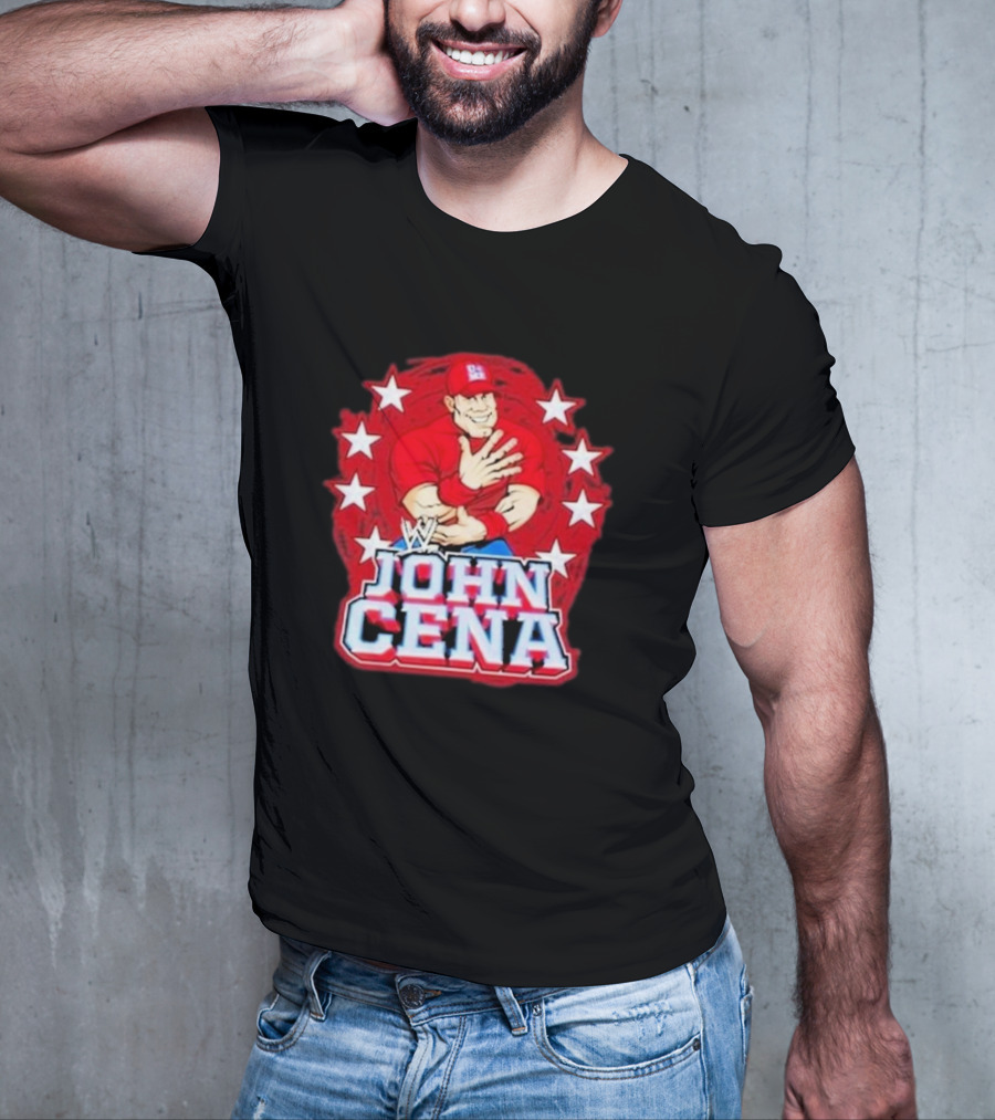 WWE John Cena Cartoon Stars T-Shirt