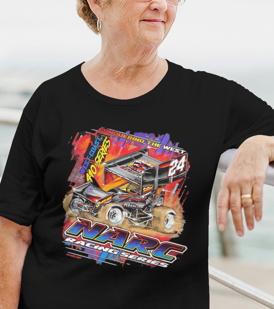 Conquering The West Coast 410 Series NARC Racing Series 24 T-Shirt