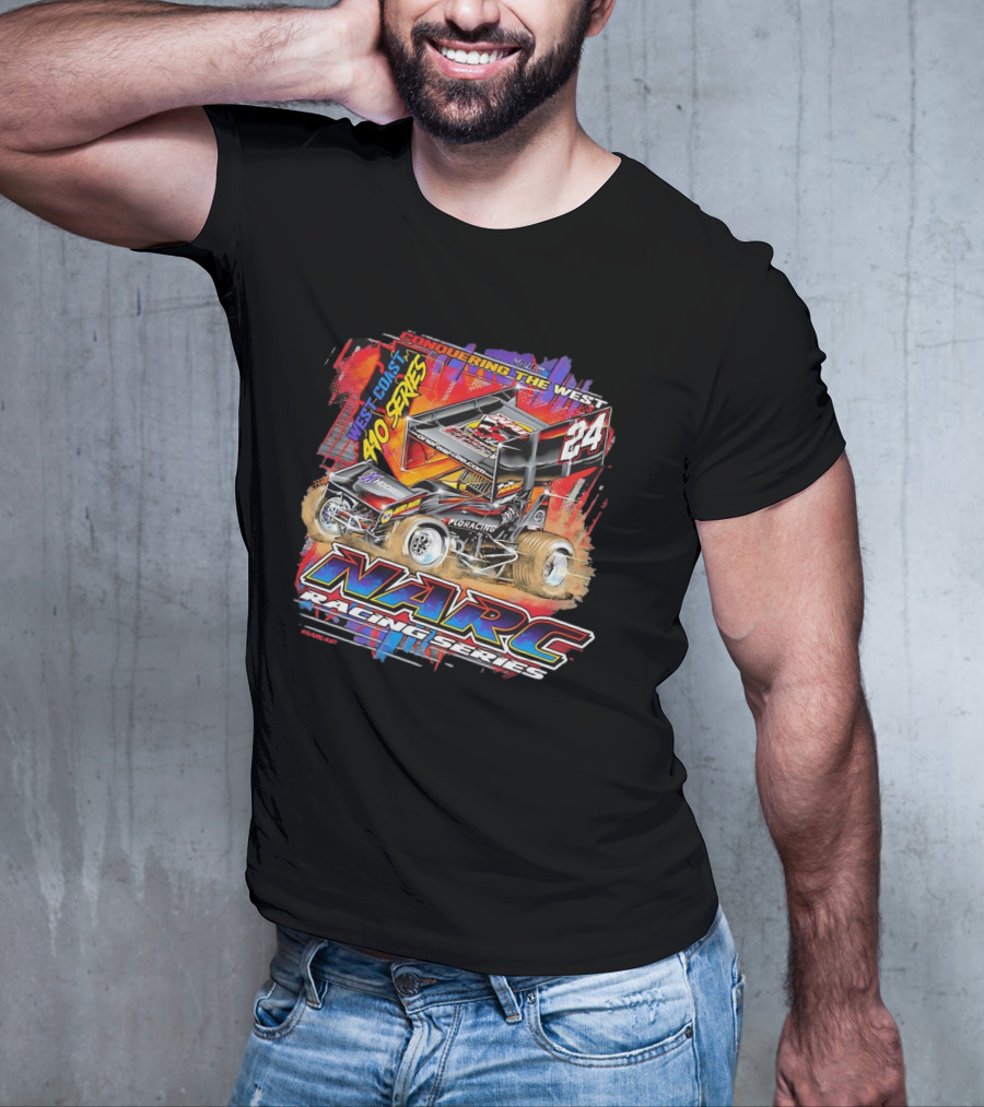 Conquering The West Coast 410 Series NARC Racing Series 24 T-Shirt