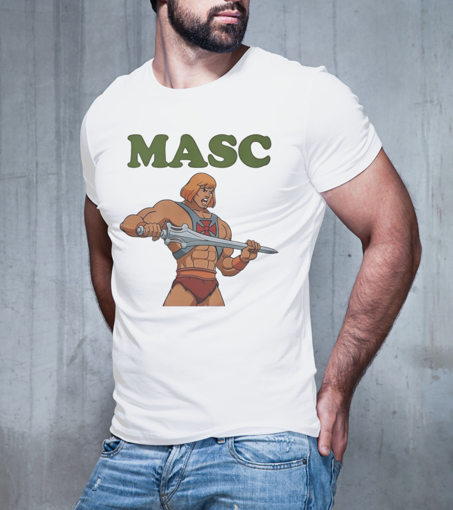 MASC He-Man Comic Character T-Shirt
