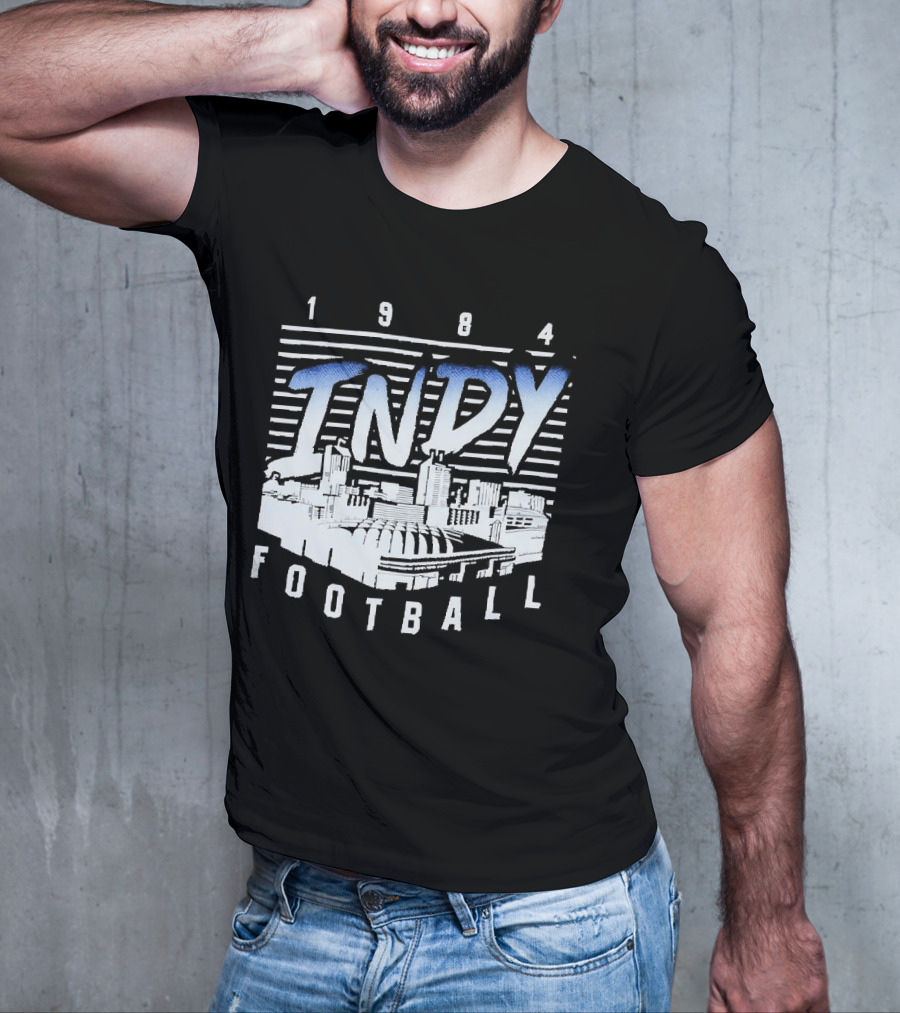 1984 Indy Football Skyline T-Shirt