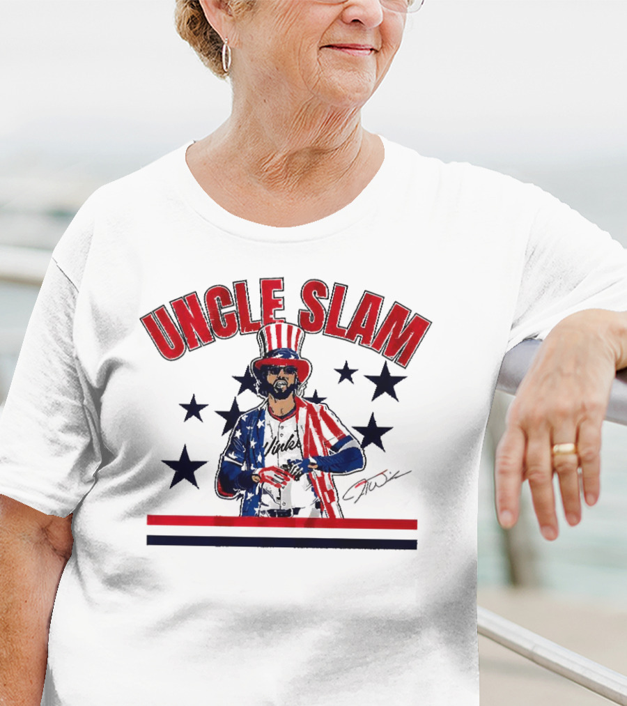 UNCLE SLAM Jesse Winker Signature Patriotic T-Shirt