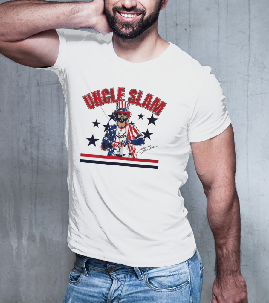 UNCLE SLAM Jesse Winker Signature Patriotic T-Shirt