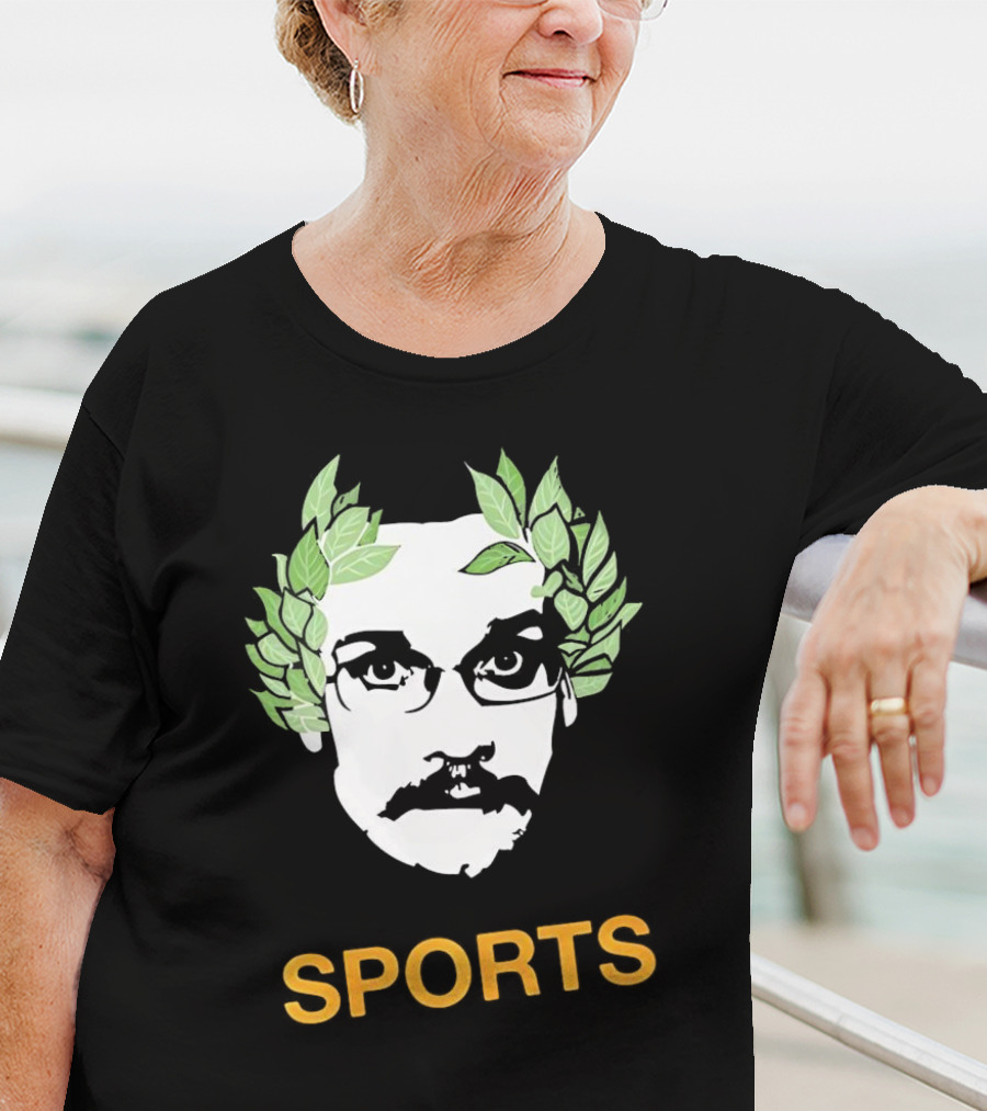 Olympic John Laurel Wreath Face Sports T-Shirt