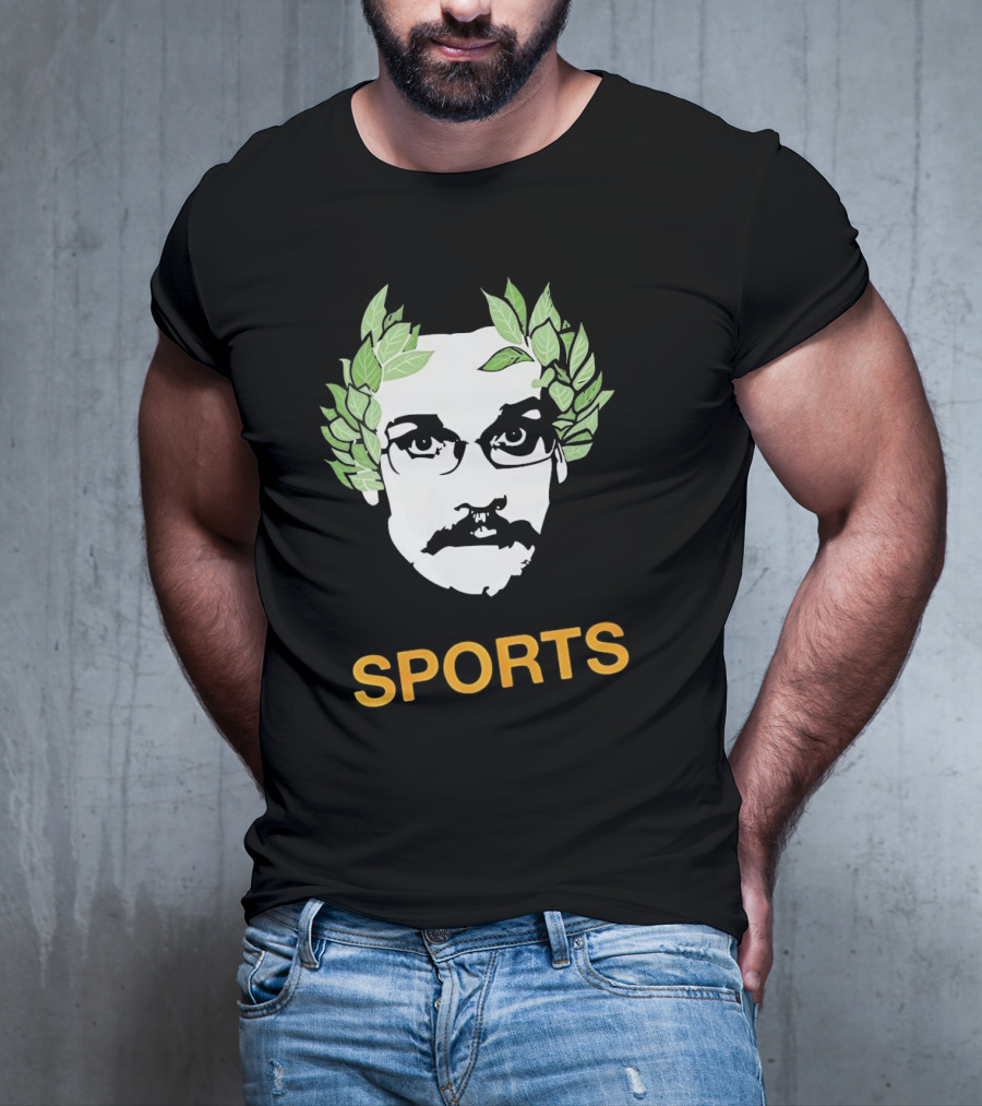 Olympic John Laurel Wreath Face Sports T-Shirt