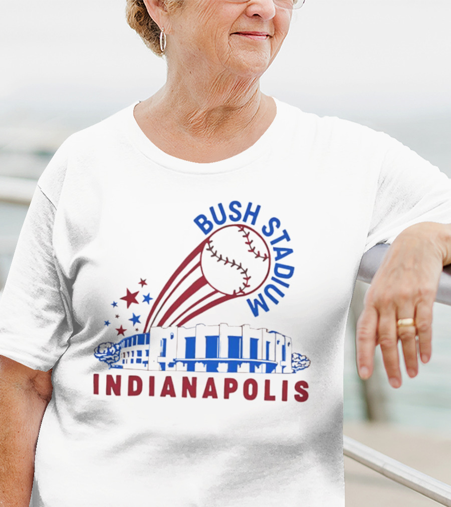 Bush Stadium Indianapolis Baseball T-Shirt