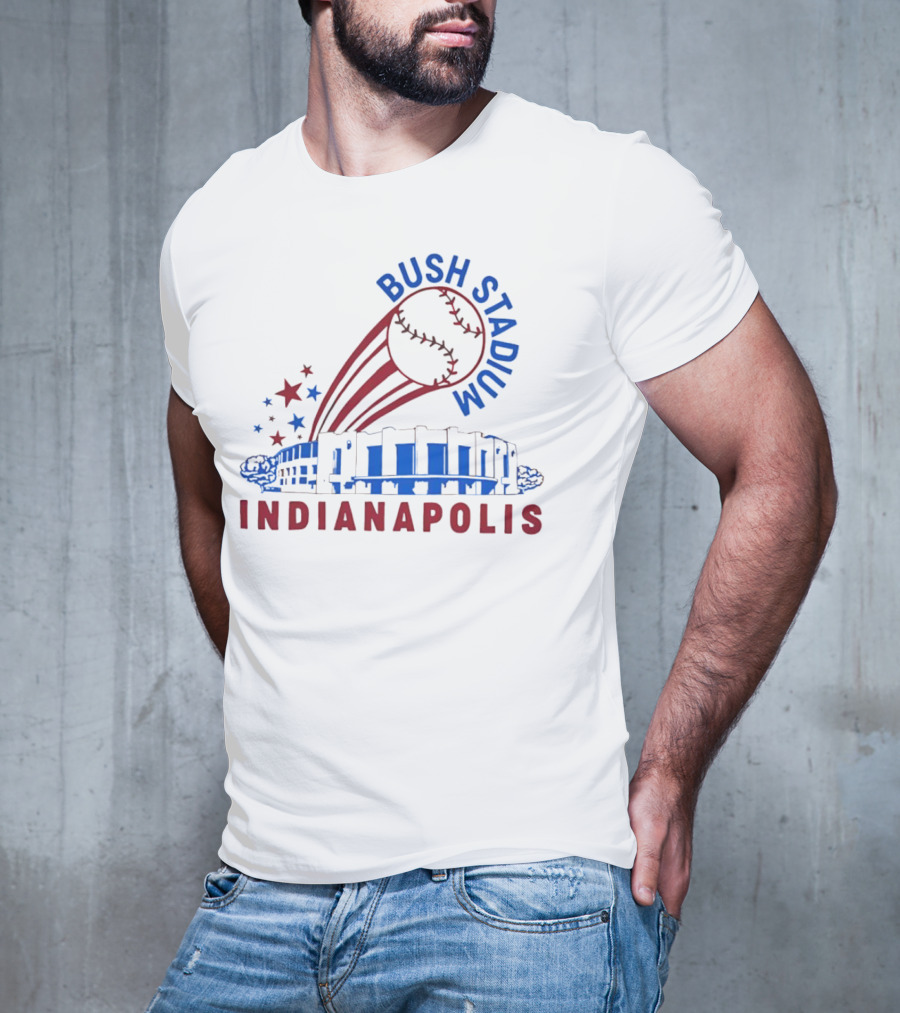 Bush Stadium Indianapolis Baseball T-Shirt