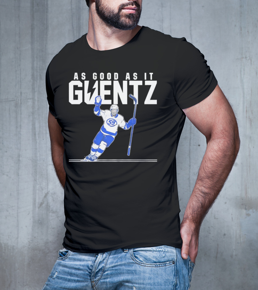 As Good As It Guentz 59 Tampa Bay Lightning Jake Guentzel Hockey Player T-Shirt
