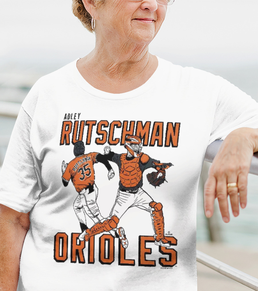 Adley Rutschman Baltimore Orioles #35 MLB Catcher T-Shirt