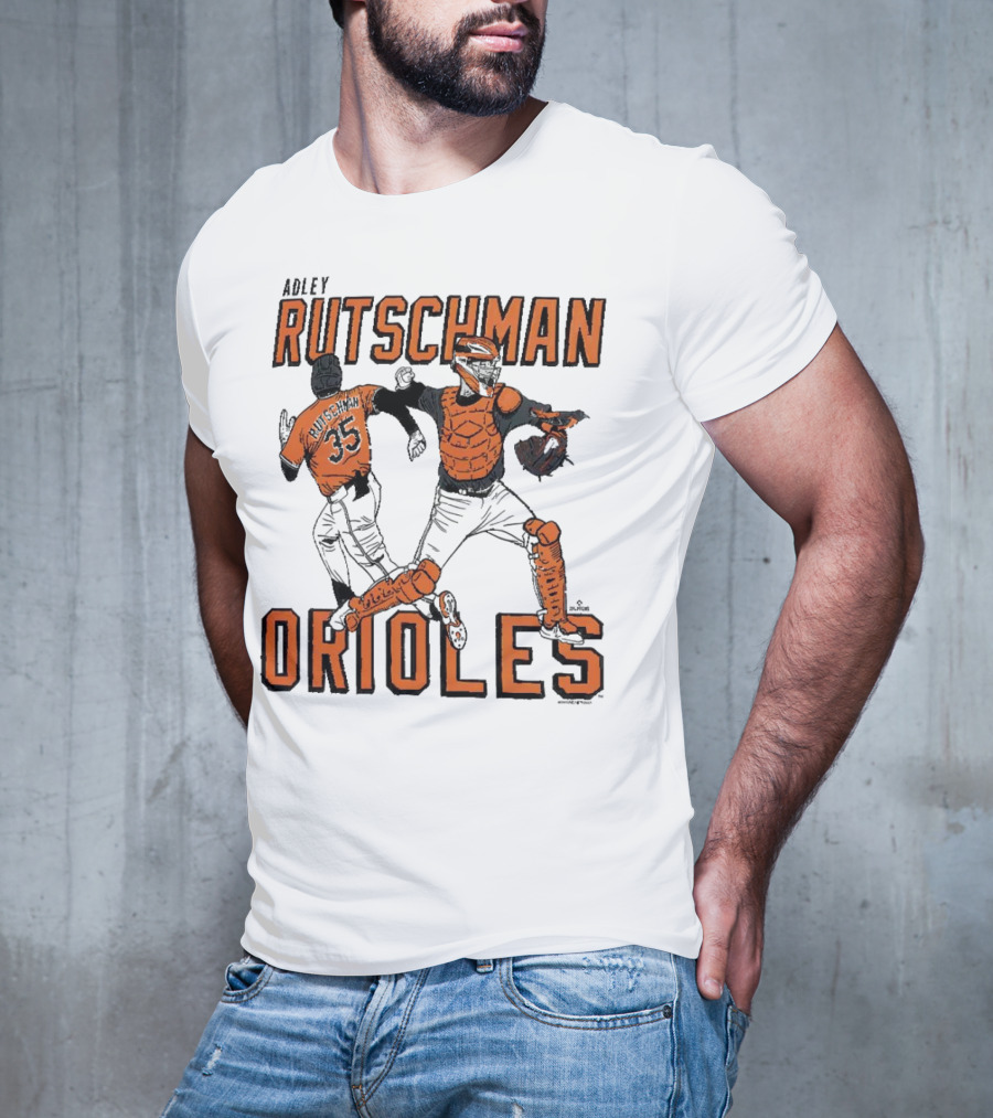 Adley Rutschman Baltimore Orioles #35 MLB Catcher T-Shirt