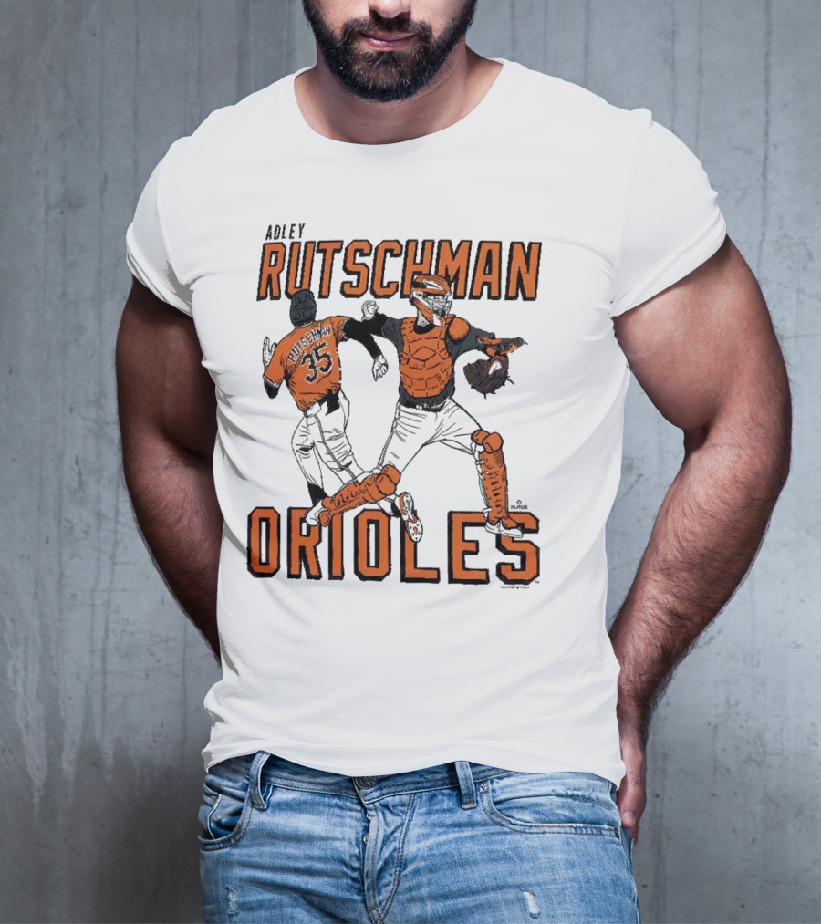Adley Rutschman Baltimore Orioles #35 MLB Catcher T-Shirt