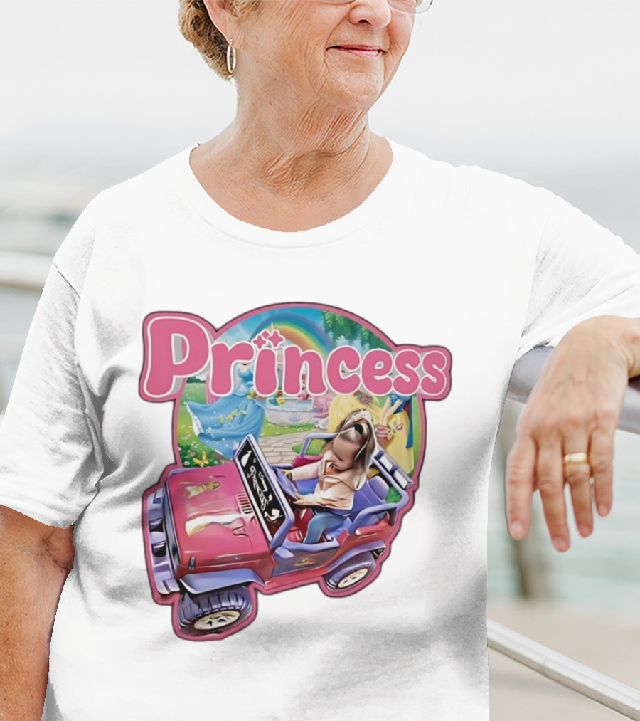 Princess Rainbow Fantasy Adventure Kids Jeep T-Shirt