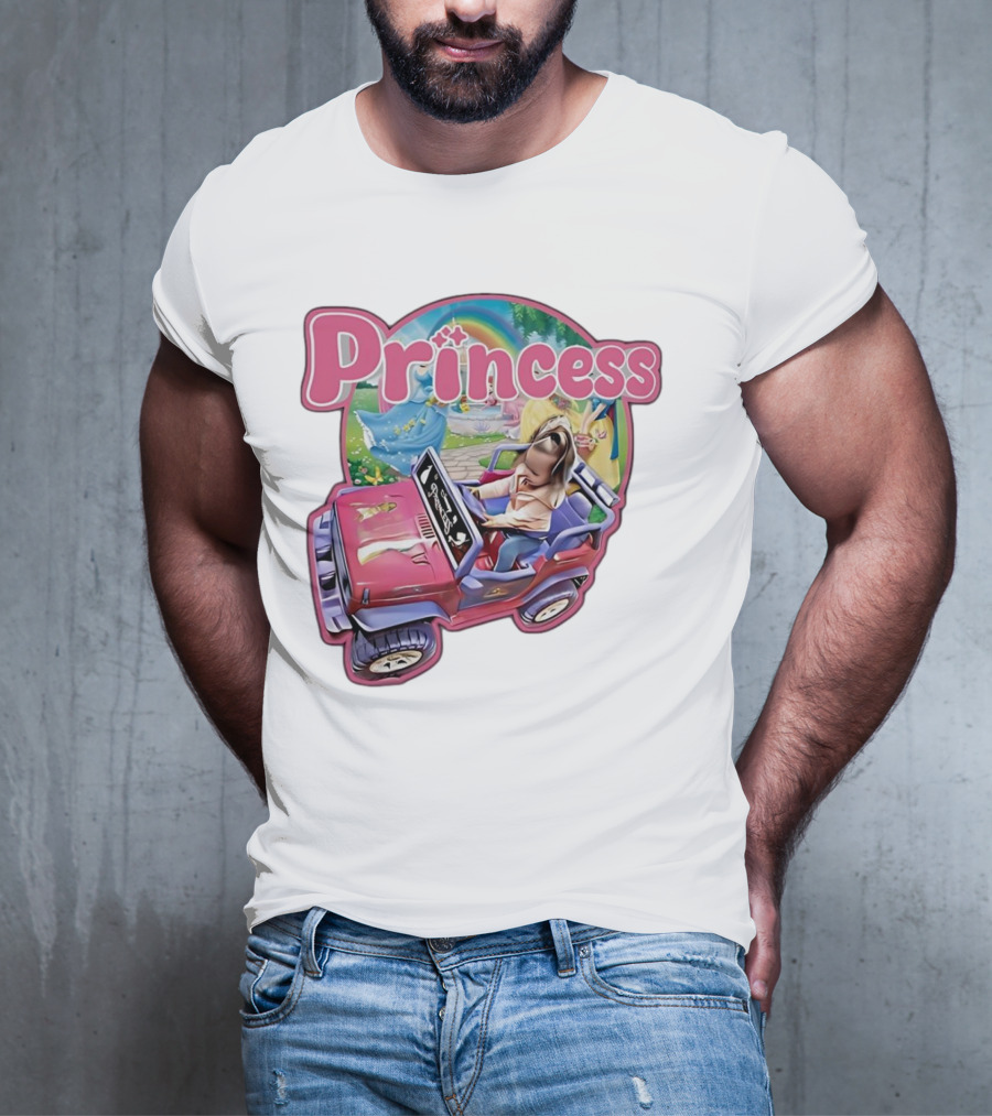 Princess Rainbow Fantasy Adventure Kids Jeep T-Shirt