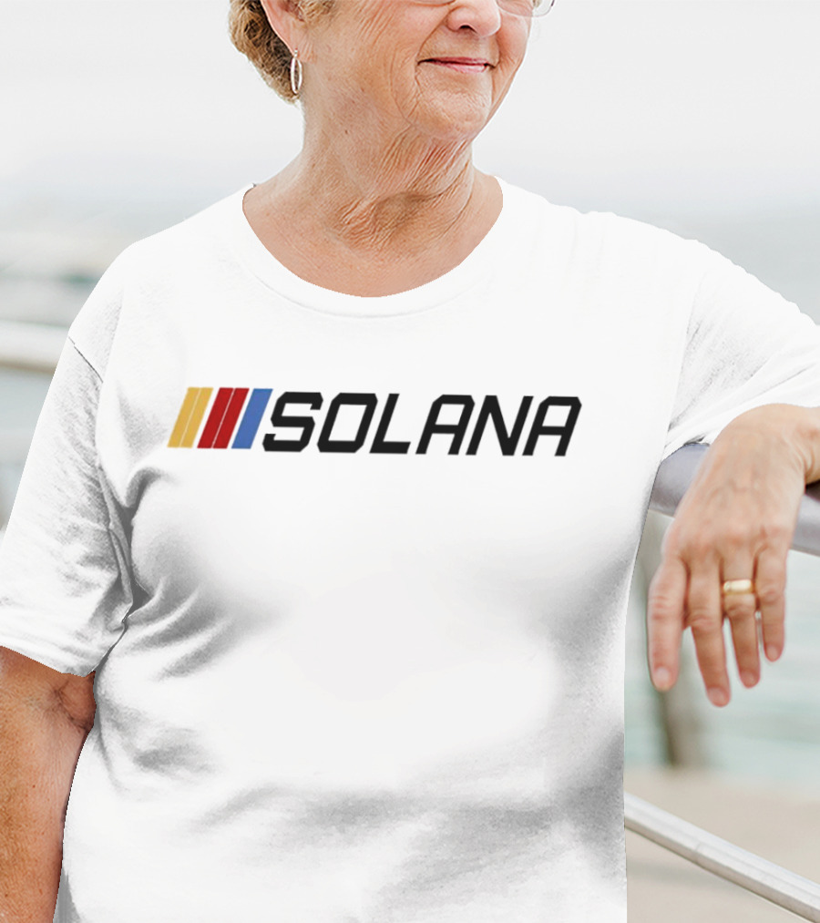 SOLANA Racing Stripes Iconic T-Shirt