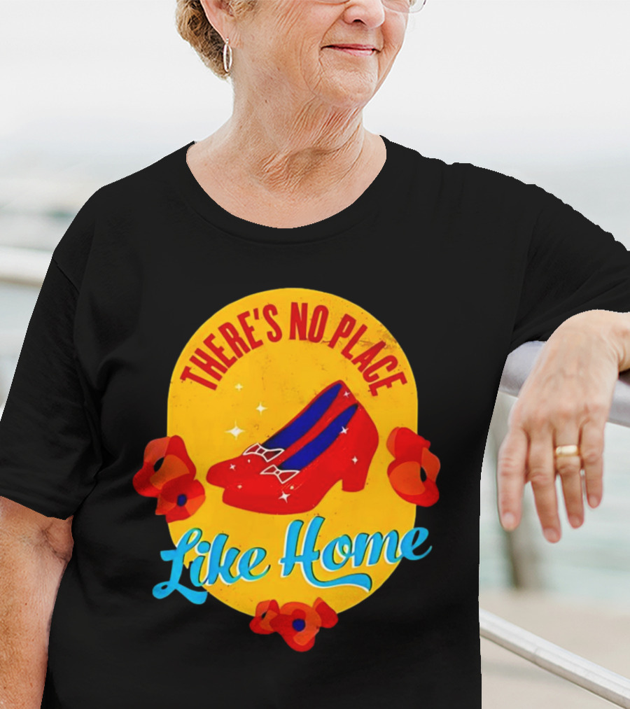 There's No Place Like Home Red Shoes Vintage T-Shirt