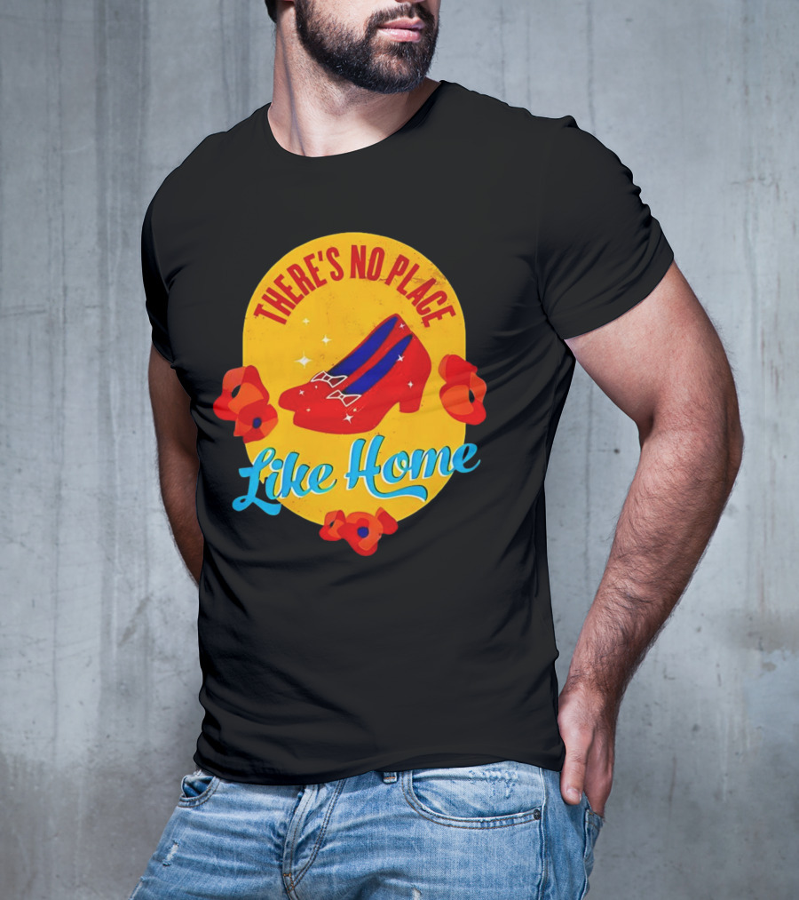 There's No Place Like Home Red Shoes Vintage T-Shirt