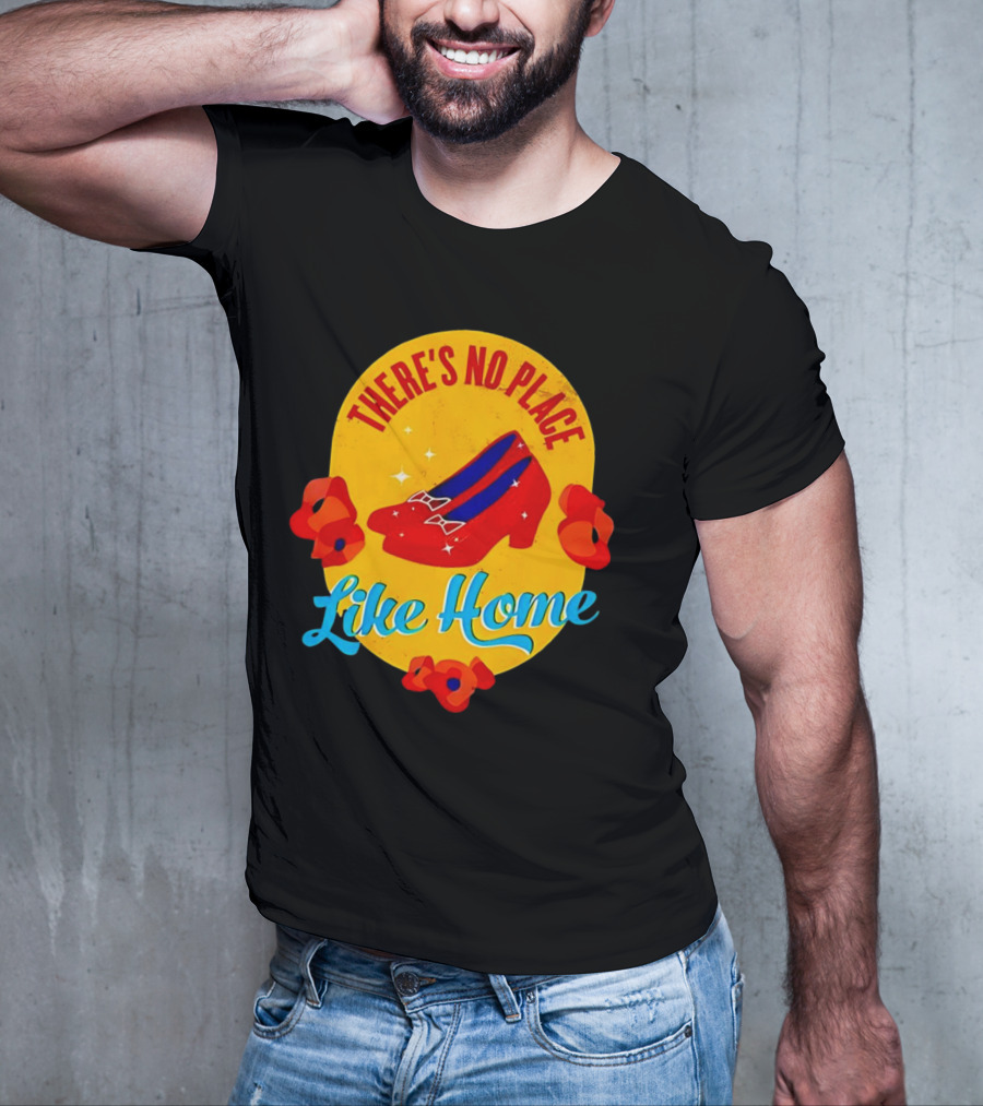 There's No Place Like Home Red Shoes Vintage T-Shirt
