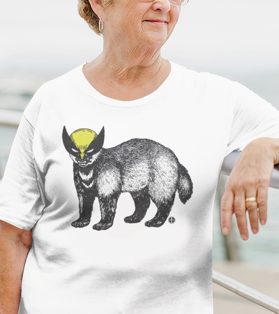 This Is Textbook Wolverine With Yellow Mask On Animal T-Shirt